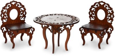 Комплект мебели ЯиГрушка Стол с двумя стульями