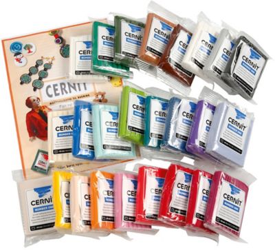 Cernit, sortierte Farben, 25 x 56 g