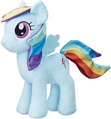 Мягкая игрушка Hasbro My little Pony "Плюшевые пони", Рэйнбоу Дэш 30 см