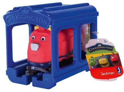 Паровозик Jazwares Chuggington, Джекман с гаражом