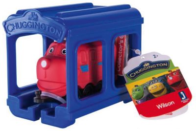 Паровозик Jazwares Chuggington, Уилсон с гаражом