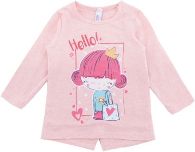 Футболка с длинным рукавом PlayToday для девочки