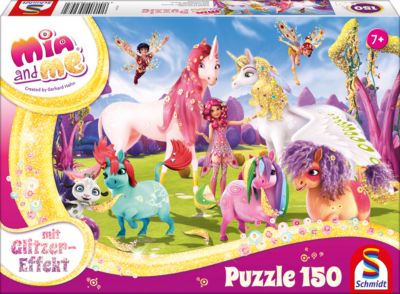 Kinderpuzzle Puzzle Rosa Einhorn 150 Teile Schmidt Spiele|Schmdit 56354 