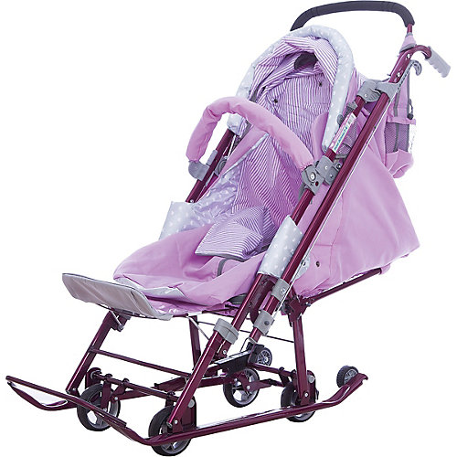 Санки-коляска Ника детям 7-4/1, лилия от Nika-Kids