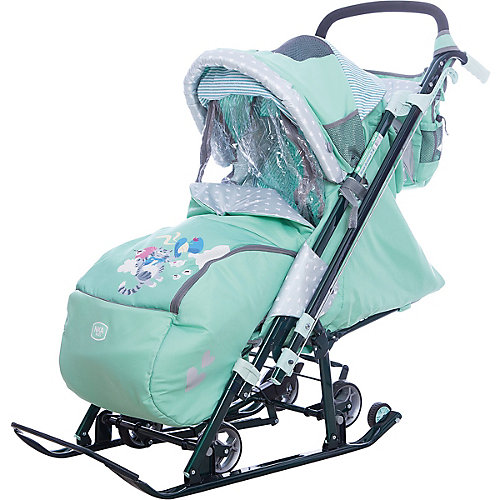 Санки-коляска Ника детям 7-4/2, мятный от Nika-Kids