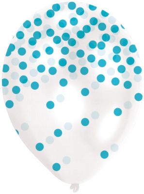 Luftballon Konfetti-Pastell, 6 Stück 2