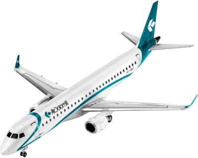 Сборная модель Пассажирский самолет Embraer 195 1:144