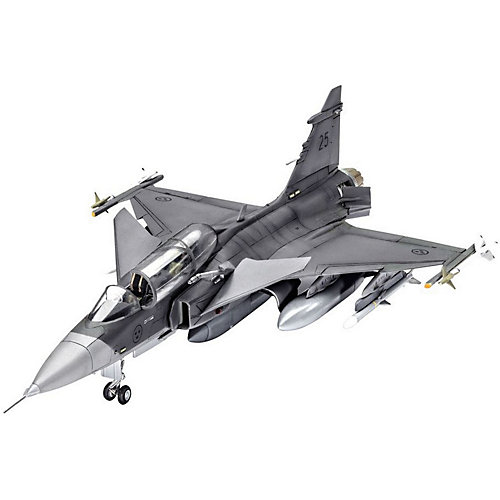Истребитель-бомбардировщик Сааб JAS-39D Грипен двухместный от Revell