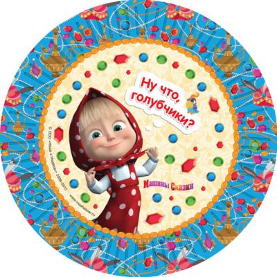 Тарелки Росмэн "Машины сказки" 6 шт, 18 см