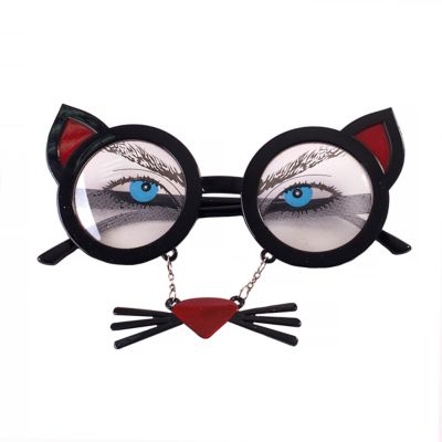 Карнавальные очки Кошечка из пластика