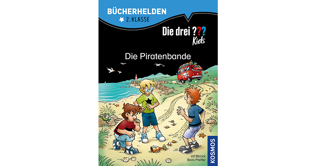 Image of Buch - Bücherhelden Die drei ??? Kids: Die Piratenbande, 2. Klasse