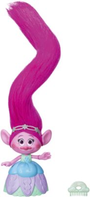 Игровой набор Hasbro "Trolls", Поппи с супер длинными поднимающимися волосами