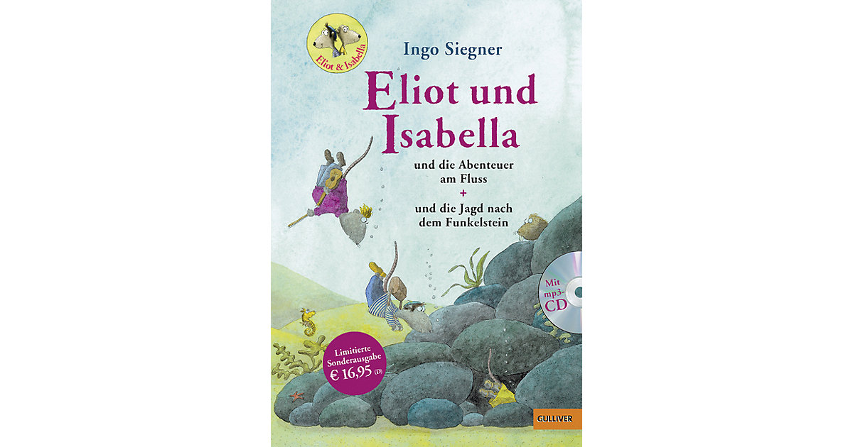 Buch - Eliot und Isabella und die Abenteuer am Fluss / Eliot und Isabella und die Jagd nach dem Funkelstein, m. MP3-CD