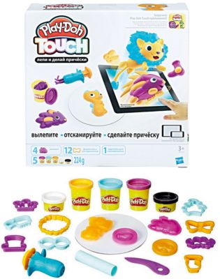 Набор для лепки Hasbro Play-Doh Touch - Лепи и делай прически