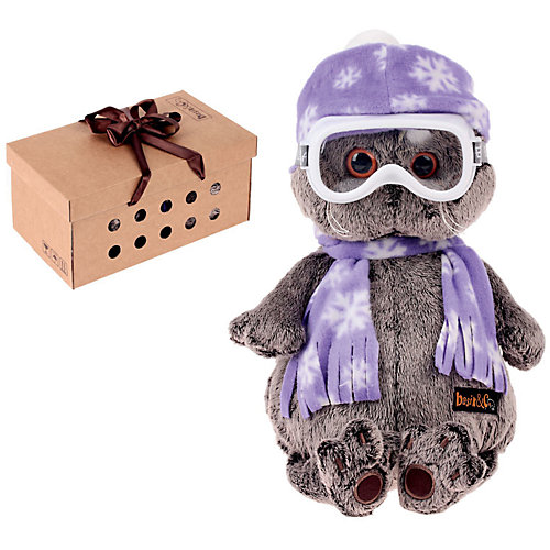 Мягкая игрушка Budi Basa Кот Басик-лыжник, 30 см от Budi Basa
