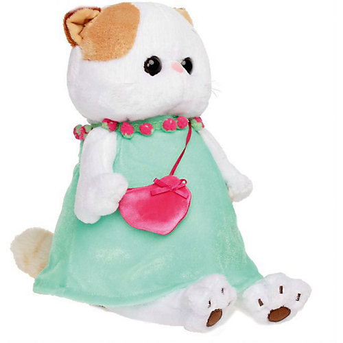 Мягкая игрушка Budi Basa Кошечка Ли-Ли в мятном платье с розовой сумочкой, 24 см от Budi Basa