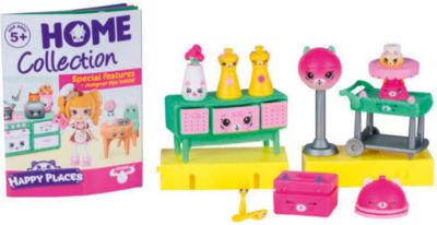 Игровой набор Moose Shopkins "Счастливые места" Праздничный ужин у котят