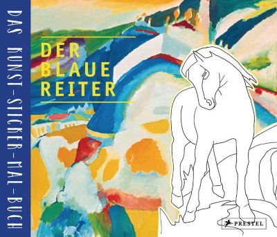 Buch - Das Kunst-Sticker-Mal-Buch: Der Blaue Reiter