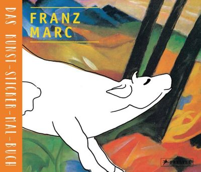 Buch - Das Kunst-Sticker-Mal-Buch: Franz Marc