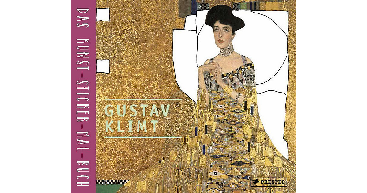 Buch - Das Kunst-Sticker-Mal-Buch: Gustav Klimt