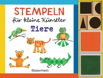 Buch - Stempeln kleine K�nstler: Tiere-Set Kinder