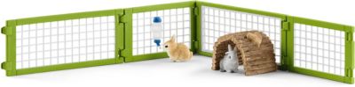 Schleich 42420 Farm World Spielset Kaninchenstall Spielzeug ab 3 Jahren 