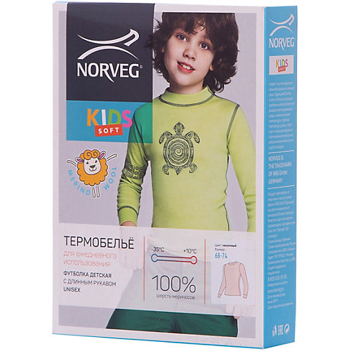 Термобелье Norveg: лонгслив - экрю от Norveg