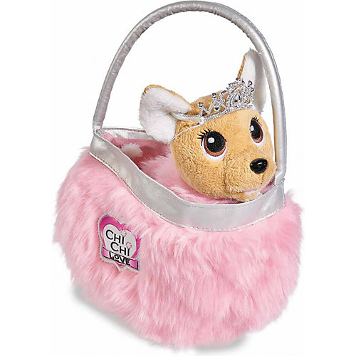 Мягкая игрушка Simba Chi Chi Love "Собачка-принцесса с пушистой сумкой", 20 см от Simba
