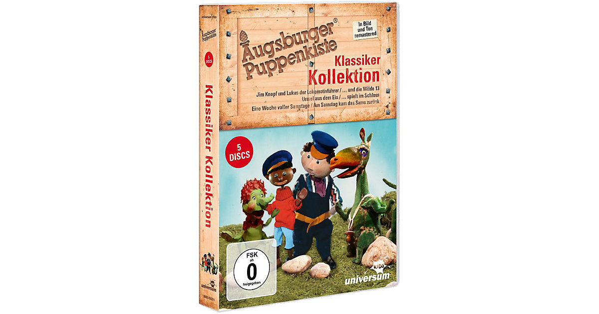 DVD Augsburger Puppenkiste Klassiker Kollektion (5 DVDs) Hörbuch