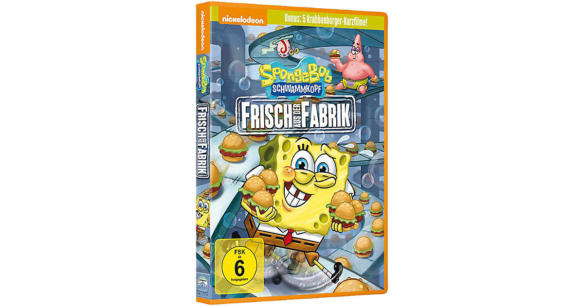 DVD SpongeBob Schwammkopf - Frisch aus der Fabrik Hörbuch