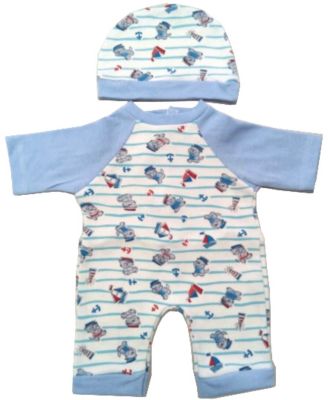 Одежда для куклы Карапуз "Комбинезн с шапочкой", 40-42 см