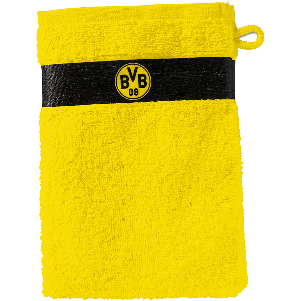 Waschhandschuh BVB gelb 16 x 21 cm