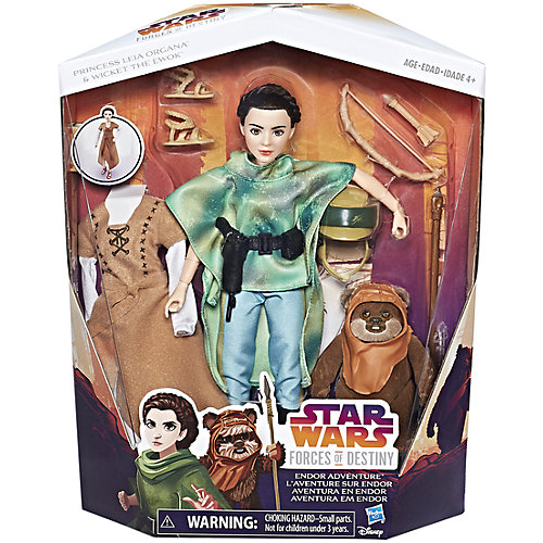 Кукла Hasbro Star Wars "Планета Эндор", Принцесса Лея и Эвок от Hasbro