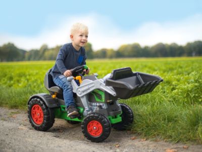BIG Jim Turbo Traktor Kettenfahrzeug Kinder Traktor Spielzeug mit Sound Wheel 