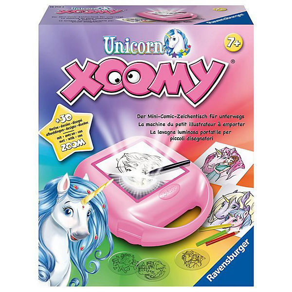 Reise-Zeichentisch Xoomy® Midi, Unicorn