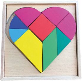 Пазлы "Собери фигуры", в ассортименте