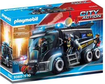 Playmobil Polizei SEK Kommando mit Zubehör 2x Polizisten 