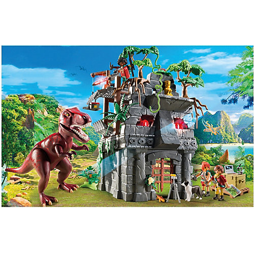 Конструктор Playmobil Затерянный храм с тиранозавром, 26 деталей от PLAYMOBIL®