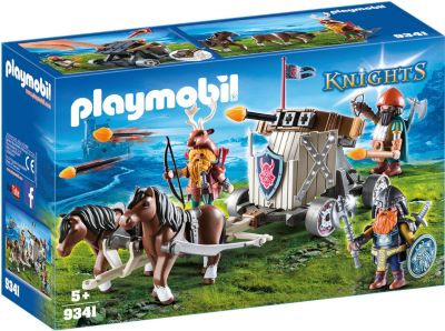 PLAYMOBIL 9341 Ponygespann mit Zwergenballiste