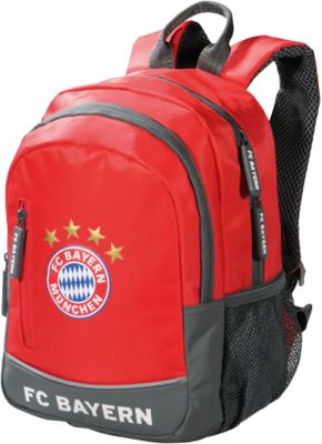 Kindergartenrucksack FC Bayern rot
