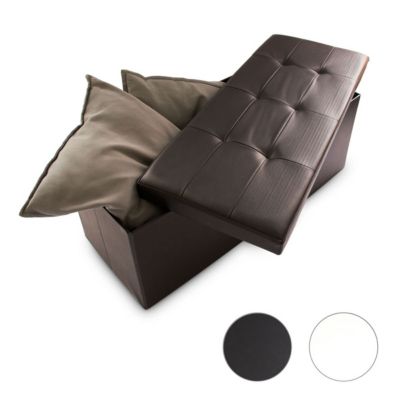 Sitzbank mit Stauraum Kunstleder, relaxdays | myToys