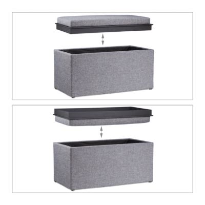 Sitztruhe mit Stauraum, relaxdays | myToys