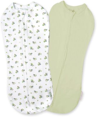 Конверт на молнии Swaddlepod, (2 шт.), размер S, гусеница