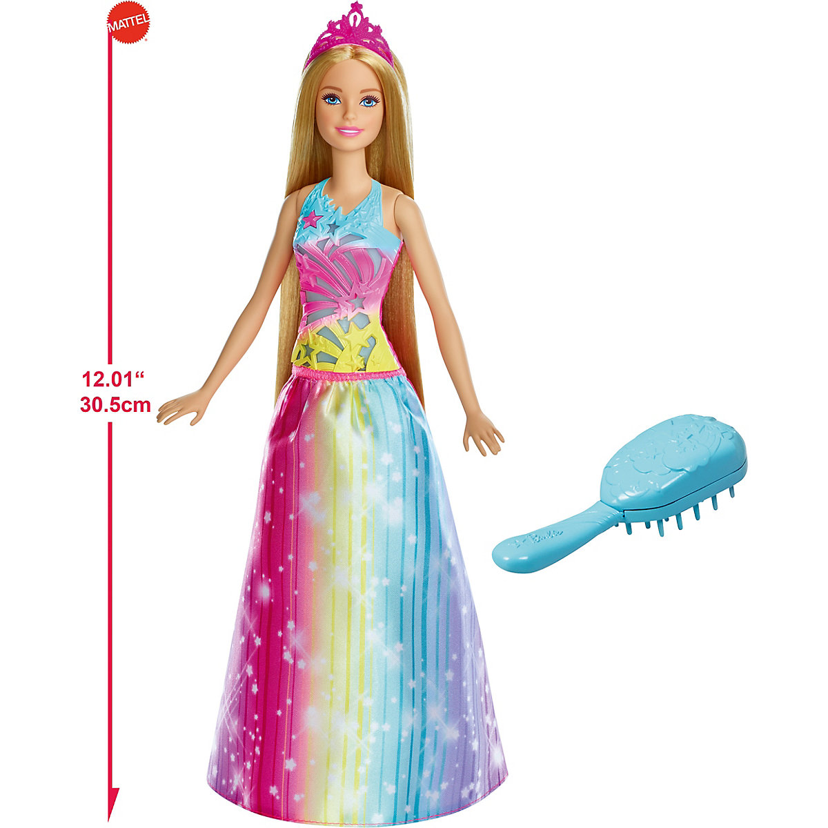 Barbie Dreamtopia Regenbogen-Königreich Magische Haarspiel-Prinzessin (blond)