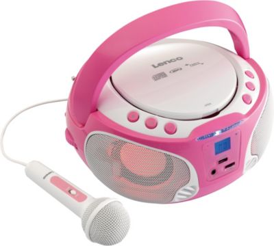 Spielzeug Stereoanlage CD Player Lenco SCD650 Kinder Radio Boombox MP3 USB blau 