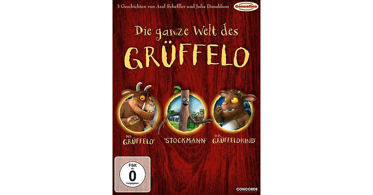 DVD Die ganze Welt des Grüffelo - 3 Geschichten (3 DVDs) Hörbuch