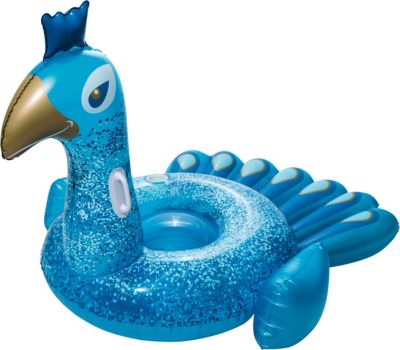 Pretty Peacook 198 x 164 cm, Schwimmtier blau