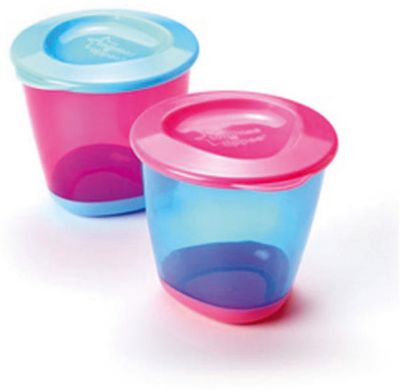 Контейнеры для хранения питания Tommee Tippee "Explora" 2 шт, розовые