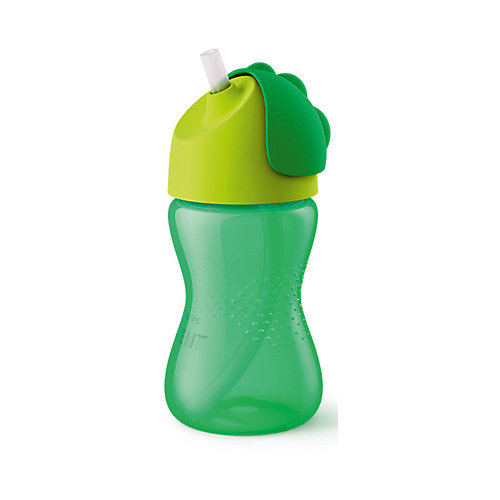 Чашка-поильник с трубочкой Philips Avent, 300 мл, зеленый от PHILIPS AVENT