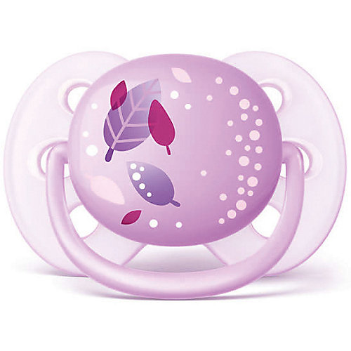 Силиконовая-пустышка Philips Avent, 0-6 мес, 2шт., розовая от PHILIPS AVENT